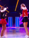 Priscilla Betti et Véronic Dicaire en duo sur un jive dans Danse avec les stars 6, le 5 décembre 2015 sur TF1