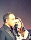 Nikos Aliagas et Karine Ferri dans The Voice 5 en 2016 sur TF1