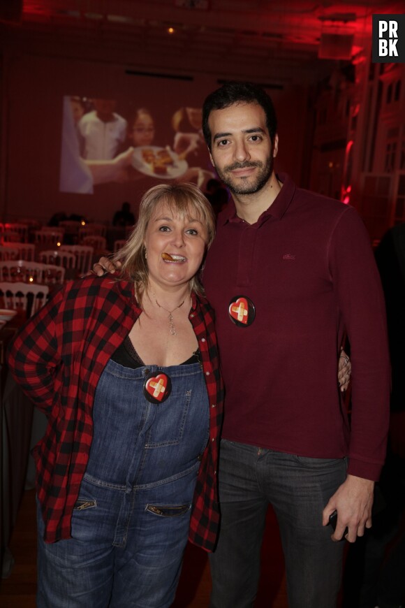 Valérie Damidot et Tarek Boudali participent à la Street Food Party au profit de l'association Cé ke du bonheur le 11 mars 2016
