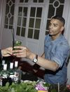 Brahim Zaibat participe à la Street Food Party au profit de l'association Cé ke du bonheur le 11 mars 2016