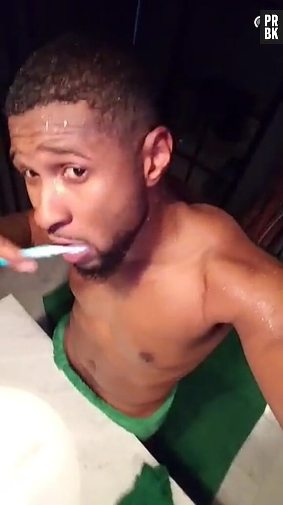 Usher en mode intime sur Snapchat