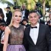 Hatem Ben Arfa et Angela Donova montent les marches au Festival de Cannes le 16 mai 2016
