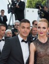 Hatem Ben Arfa et Angela Donova prennent la pose au Festival de Cannes le 16 mai 2016