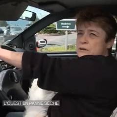 Une conductrice s'énerve sur son chien en pleine interview pour le JT