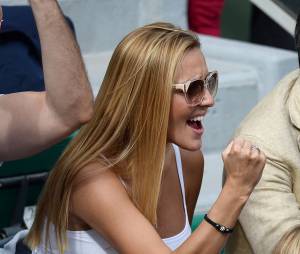 Novak Djokovic : sa femme Jelena Ristic dans les tribunes