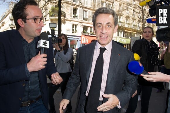Cyrille Eldin habitué aux interviews d'hommes et femmes politique, comme ici, avec Nicolas Sarkozy pour Le Supplément