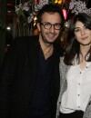 Cyrille Eldin en couple avec Sandrine à La Closerie Des Lilas à Paris le 12 avril 2016