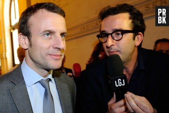 Cyrille Eldin et Emmanuel Macron