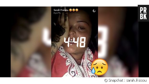 Sarah Fraisou fond en larmes sur Snapchat avant ses fiançailles avec Malik