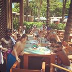 Ludivine Sagna en vacances à Miami avec Bacary Sagna et leurs deux fils ☀