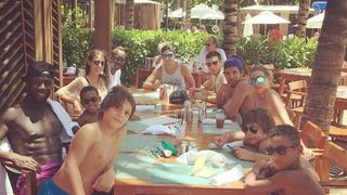 Ludivine Sagna en vacances à Miami avec Bacary Sagna et leurs deux fils ☀