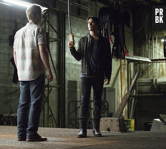 The Vampire Diaries saison 8, épisode 1 : Damon (Ian Somerhalder) plus démoniaque que jamais sur une photo