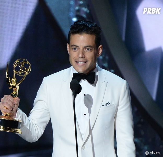 Rami Malek gagnant aux Emmy Awards 2016 le 18 septembre à Los Angeles