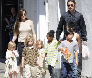 Brad Pitt et Angelina Jolie ne seraient pas d'accord sur la garde des enfants, c'est pour ça que Brad n'aurait pas signé.