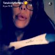 Kim Glow (Les Anges 9) dévoile son test de grossesse sur Snapchat !
