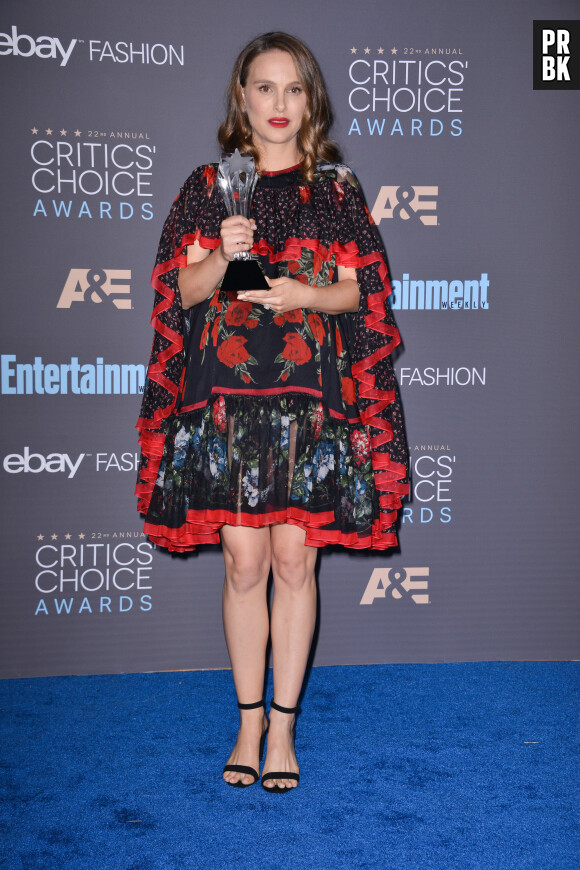 Natalie Portman gagnante aux Critics Choice Awards 2017