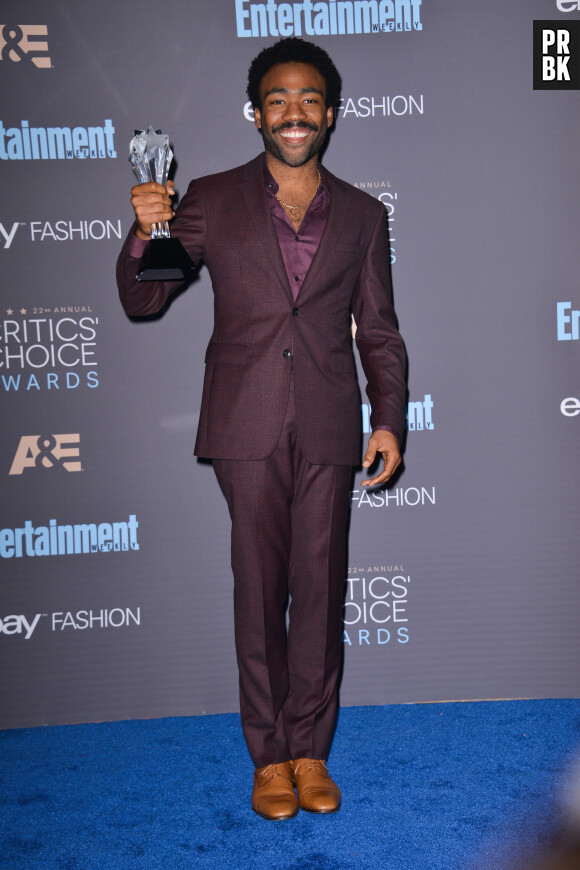 Donald Glover gagnant aux Critics Choice Awards 2017