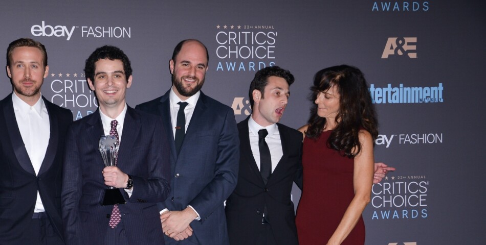 L&#039;équipe de La La Land gagnante aux Critics Choice Awards 2017