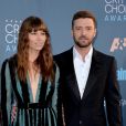 Jessica Biel et Justin Timberlake aux Critics Choice Awards 2017 le 11 décembre 2016