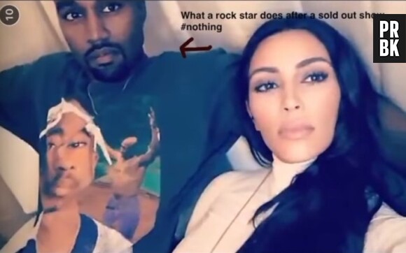 Kim Kardashian et Kanye West complices.
