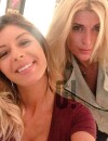 Mélanie (Les Anges 9) avec Sarah Lopez sur le tournage à Miami