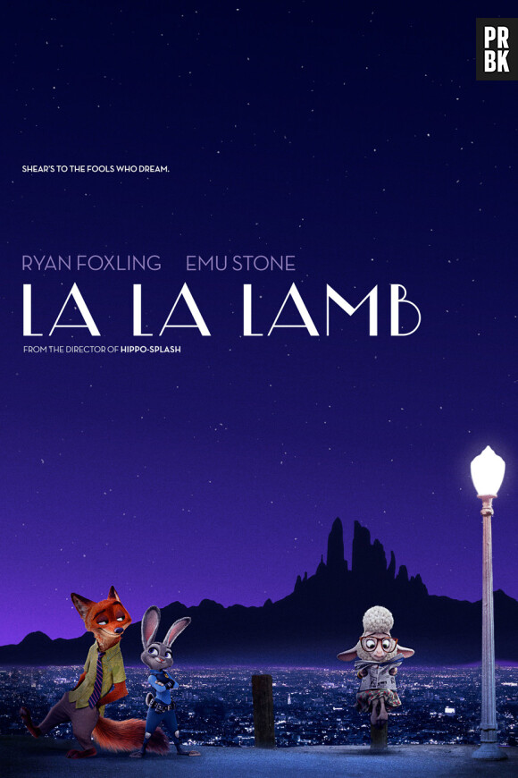 La La Land, Les Animaux Fantastiques... les films parodiés par Zootopie