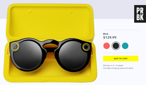 Snapchat Spectacles : les lunettes enfin disponibles en ligne !