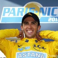 Paris-Nice ...  Alberto Contador voit la vie en jaune