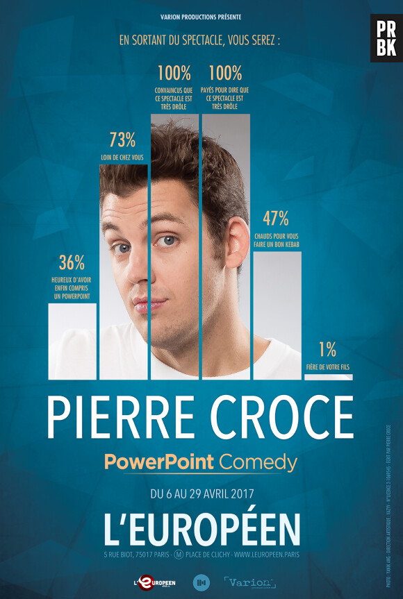 Pierre Croce (à l'Européen du 6 au 29 avril 2017 avec PowerPoint Comedy) : il dévoile son salaire.