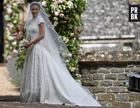 Pippa Middleton et sa robe de mariée signée Giles Deacon