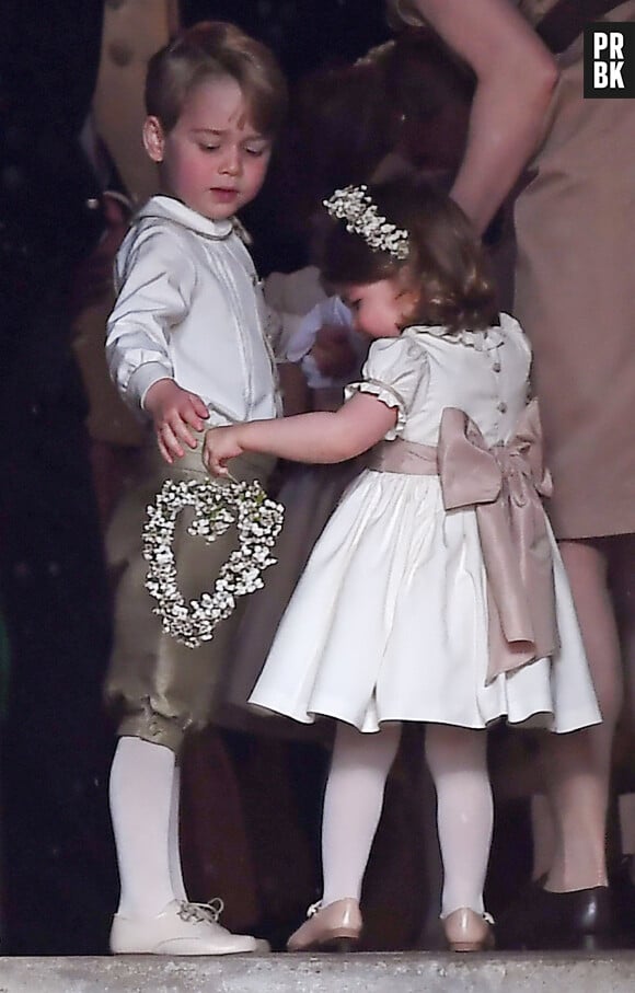 Le prince George et la princesse Charlotte au mariage de Pippa Middleton