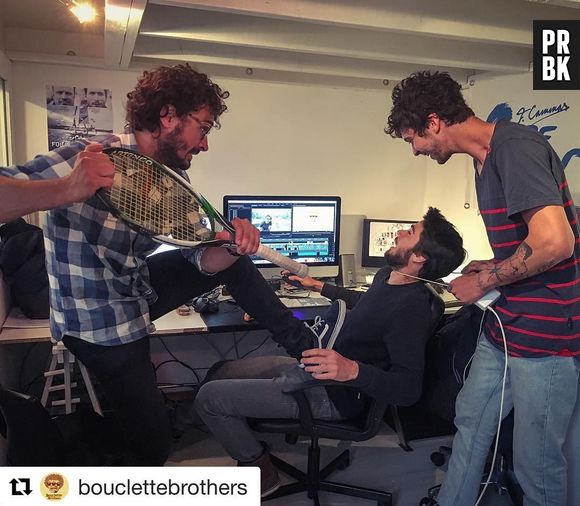 Maxime Musqua de retour sur YouTube avec son "bouclette brothers"