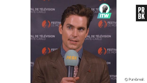 Matt Bomer en interview pour sa série The Last Tycoon lors du Festival de télévision de Monte Carlo 2017