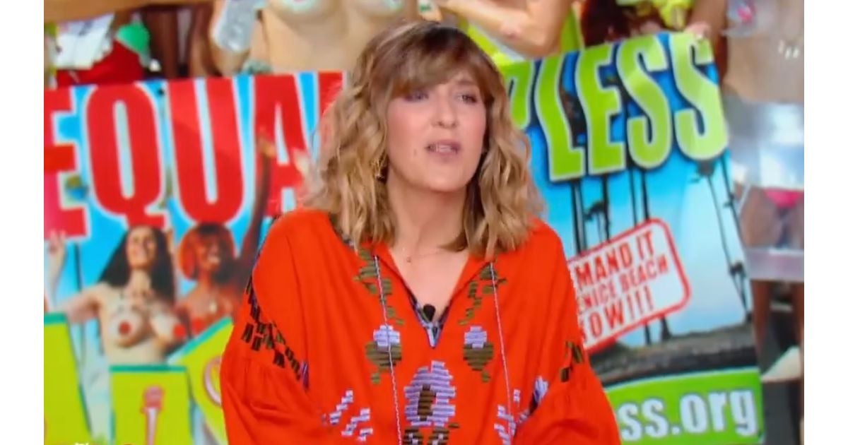 Daphné Bürki Topless Elle Tombe Le Haut Pour La Première De Son émission Sur France 2 6033