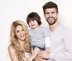 Shakira, Gérard Piqué et leur fils Milan