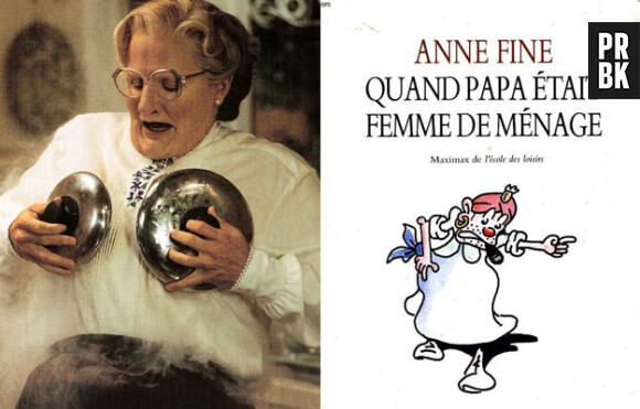 Madame Doubtfire est adapté d'un roman