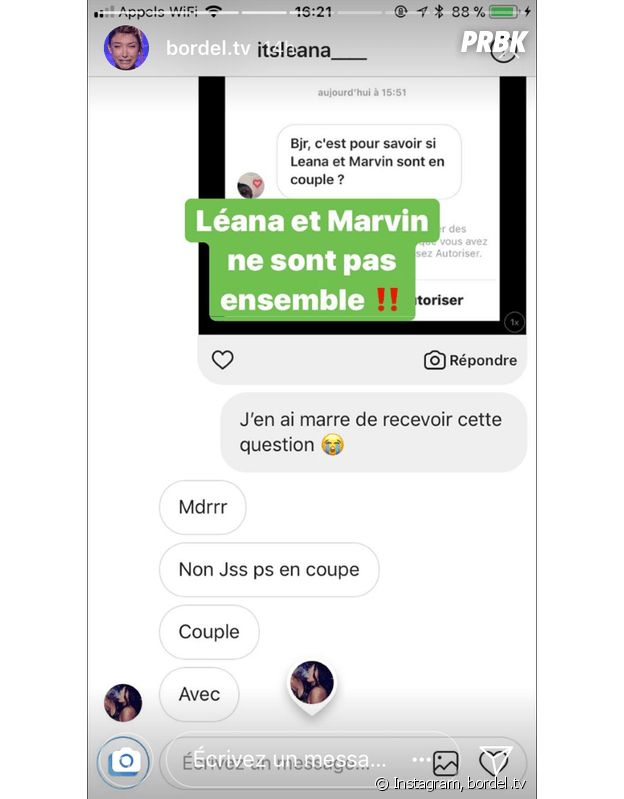 Marvin (Les princes) et Léana en couple depuis le tournage ? Elle répond