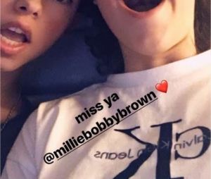 Millie Bobby Brown et Jacob Sartorius très proches sur Instagram Stories