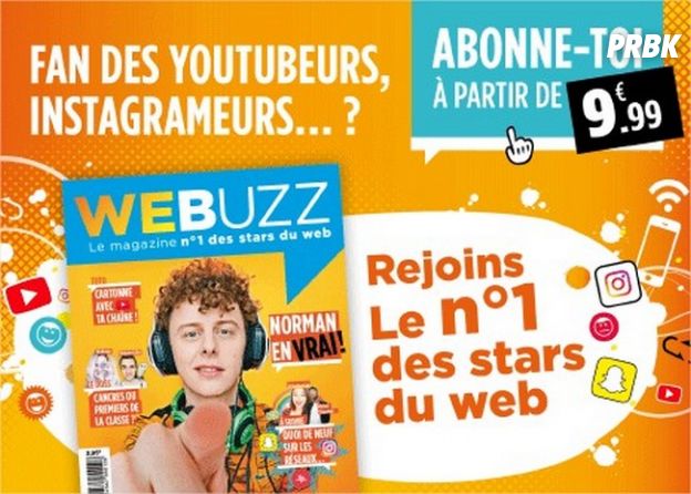 Webuzz : découvrez le premier magazine dédié aux YouTubeurs (Norman, Natoo...)