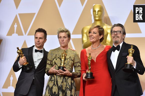Sam Rockwell, Frances McDormand, Allison Janney et Gary Oldman gagnants aux Oscars 2018