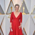 Meryl Streep sur le tapis rouge des Oscars le 4 mars 2018 à Los Angeles