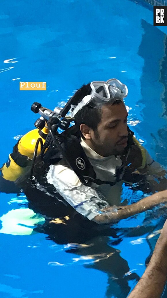 Mayada, Catia Cosmos, Un Malgache à Paris testent la plongée sous-marine comme les militaires du film Titan.