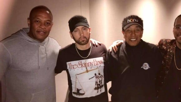 Eminem en studio avec Dr Dre et Snoop Dogg : futures collaborations en vue ?