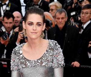 Kristen Stewart prend la pose à la projection de BlacKkKlansman à Cannes le 14 mai 2018