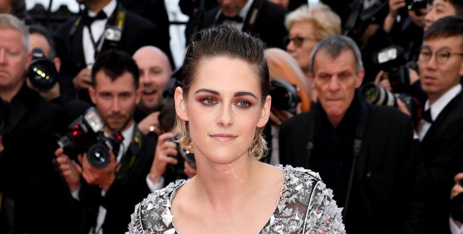 Kristen Stewart prend la pose à la projection de BlacKkKlansman à Cannes le 14 mai 2018  