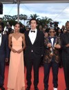 L'équipe de BlacKkKlansman à la projection du film à Cannes le 14 mai 2018  