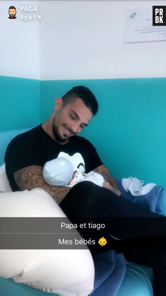 Julien Tanti et son fils Tiago