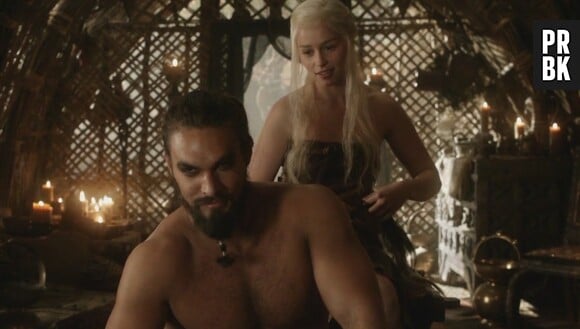 Game of Thrones : Jason Momoa (Khal Drogo) gâté par la nature ? Drôle de confession d'Emilia Clarke