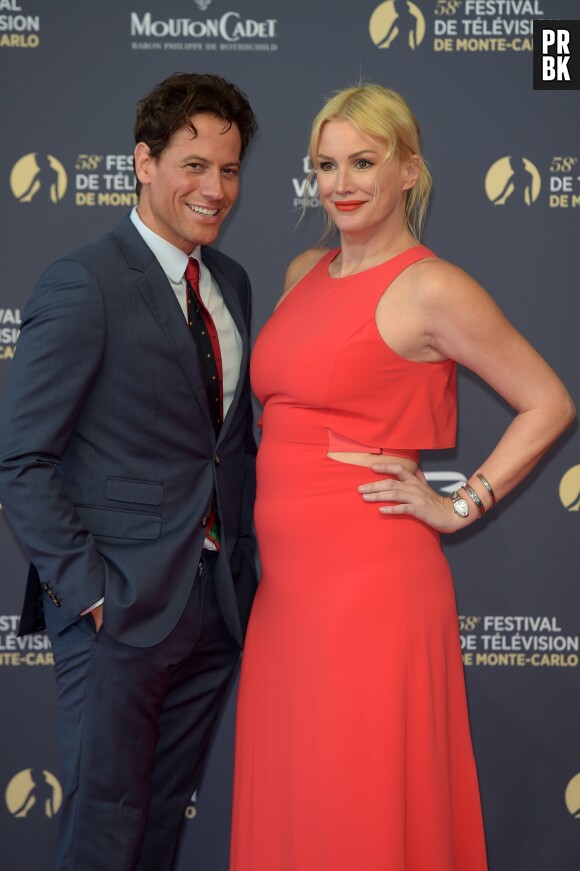 Ioan Gruffudd et sa femme Alice Evans à la cérémonie d'ouverture du Festival de télévision de Monte Carlo 2018