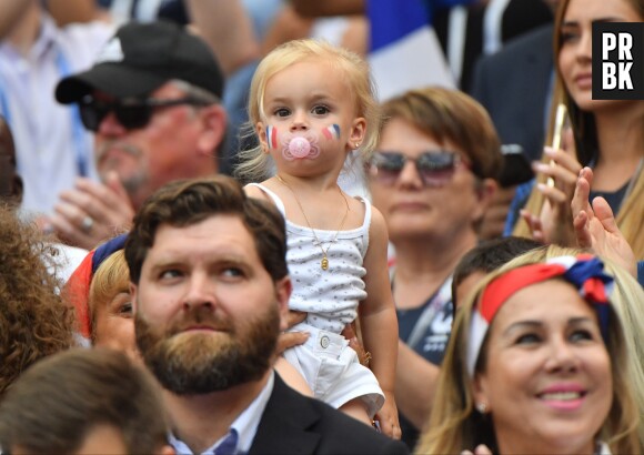 Antoine Griezmann : sa fille Mia adorable supportrice dans les tribunes pour la Coupe du Monde 2018